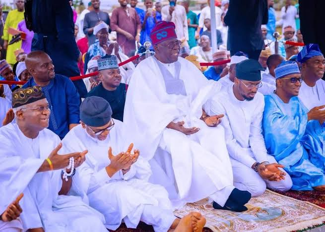 Tinubu Joins Muslim Faithful To Mark Eid El Kabir In Lagos Thepointng